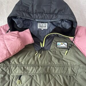 Passenger Jacket Womens Small Ocean Recycled Insulated Anorak Packable Pink